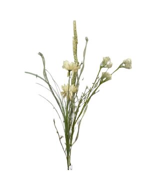 JanMichaels Art & Home Wildflower Spray, Cream, 20 in.