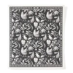 Blue Stallion Farm Reusable Dish Cloth, Black & White Gertrude County