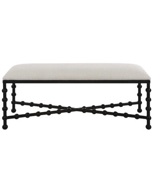 Iron Drops Bench, 48 x 20 x 16 Furniture Available for Delivery or Pick Up