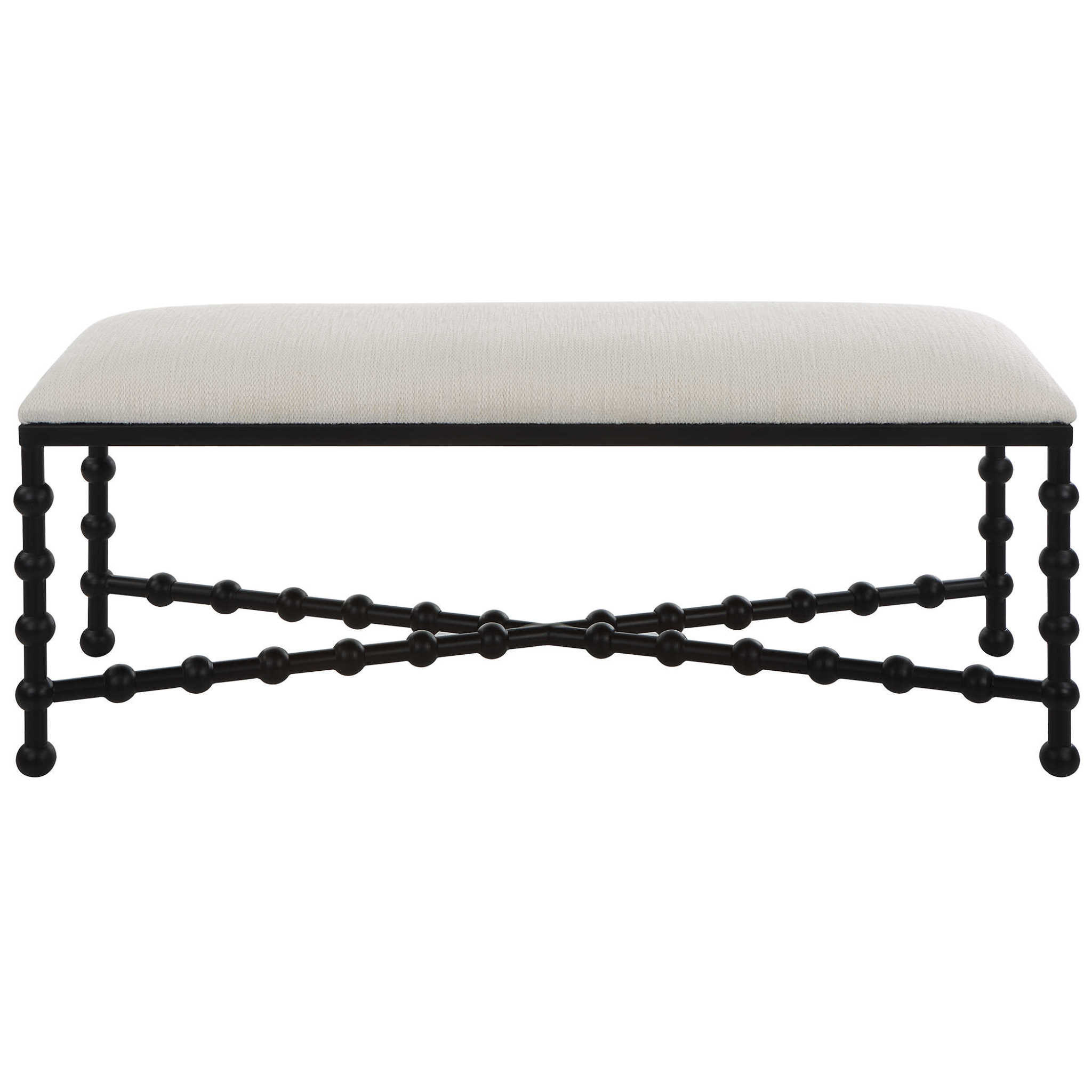 Iron Drops Bench, 48 x 20 x 16 Furniture Available for Delivery or Pick Up