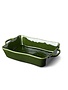 Certified International Rectangular Baker, Green, Medium, 14 in.