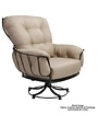 OW Lee OW Lee Swivel Rocker Lounge Chair Monterra, Chinchilla Aluminum RV19B, 35.75''W x 30.5''D x 38.5''H