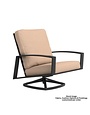 OW Lee OW Lee, Arc Swivel Rocker Lounge Chair, Sable Finish, Lacework Stone, 64.75 X 29.75 X 37.5, Furniture Available for Local Delivery or Pick Up