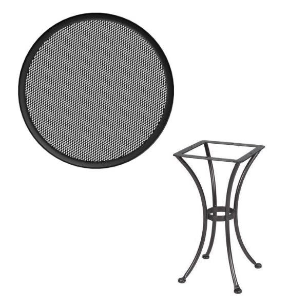 OW Lee OW Lee, Micro Mesh Round Dining Table, Copper Creek Finish, 30 X 30 X 28, Furniture Available for Local Delivery or Pick Up