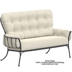 OW Lee OW Lee, Monterra Urban Scale Love Seat, Graphite, Sahara Cafe, 64.75 X 29.75 X 37.5