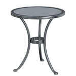 OW Lee OW Lee, Micro-Mesh Side Table, Graphite, 20 X 20 X 23.25