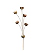 Ancient Graffiti Flamed Lily Cup Chimes Garden Stake