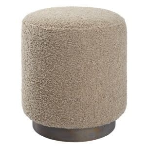 Avila Ottoman, Latte, 16 X 16 X 18, Furniture Available for Local Delivery or Pick Up