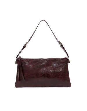 Joy Susan Eve Trapeze Shoulder Bag, Wine
