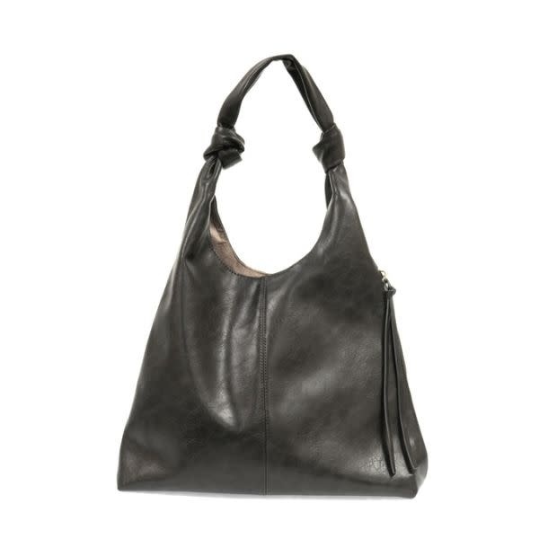Joy Susan Addie Knot Handle Hobo, Grey