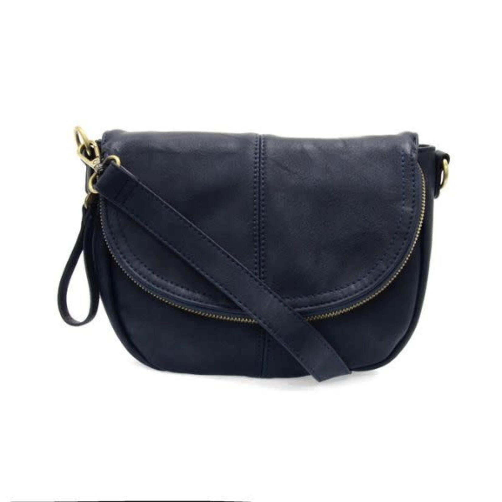 Joy Susan Helene Small Saddle Crossbody, Navy