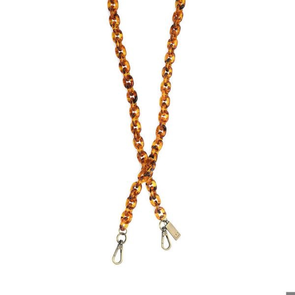 Joy Susan Cable Chain Strap, Faux Tortoise Shell