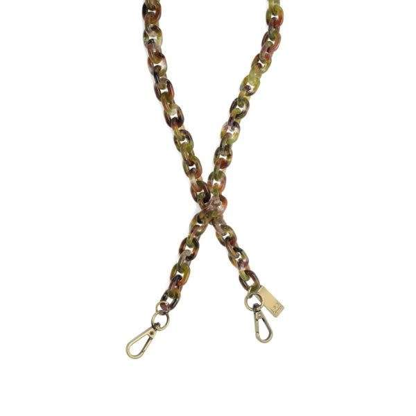 Joy Susan Lucite Cable Chain Strap, Autumnal