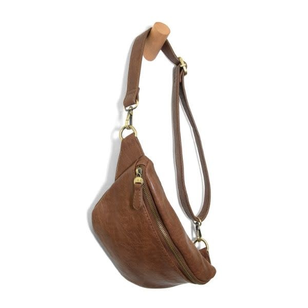 Joy Susan Shiloh Sling Belt Bag, Saddle