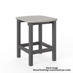 Artifex Oval Side Table, Brazilian Walnut, 16 X 19 X 20