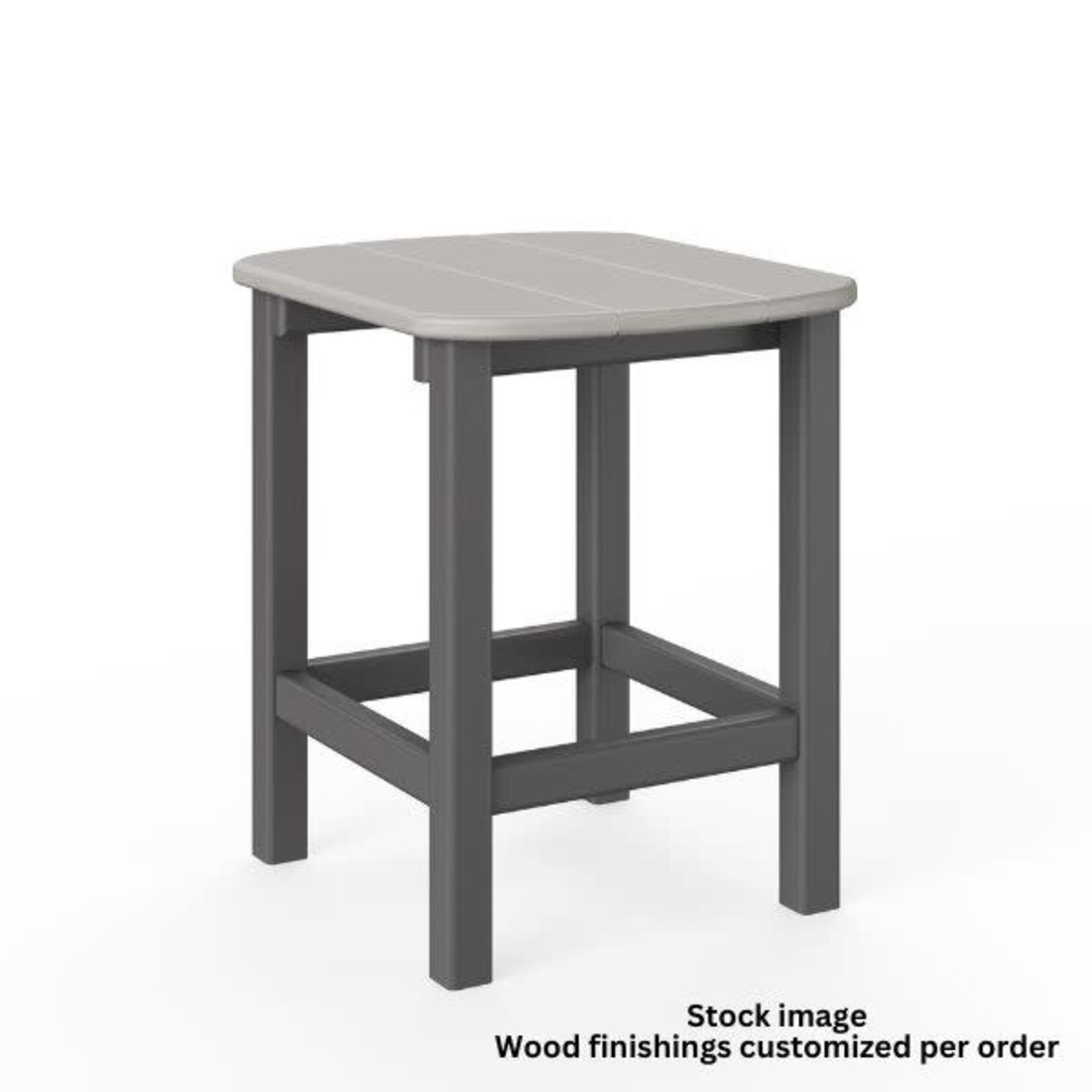 Artifex Oval Side Table, Brazilian Walnut, 16 X 19 X 20
