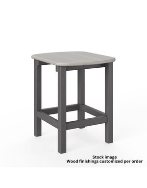 Artifex Oval Side Table, Brazilian Walnut, 16 X 19 X 20, Furniture Available for Local Delivery or Pick Up