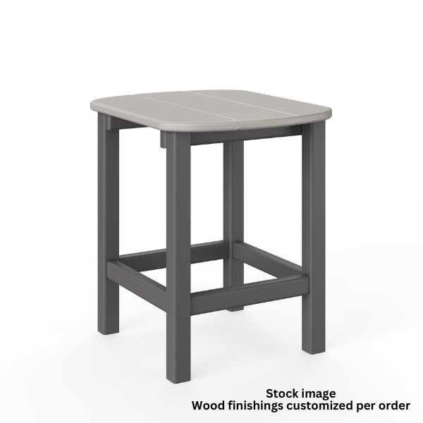 Artifex Oval Side Table, Brazilian Walnut, 16 X 19 X 20, Furniture Available for Local Delivery or Pick Up