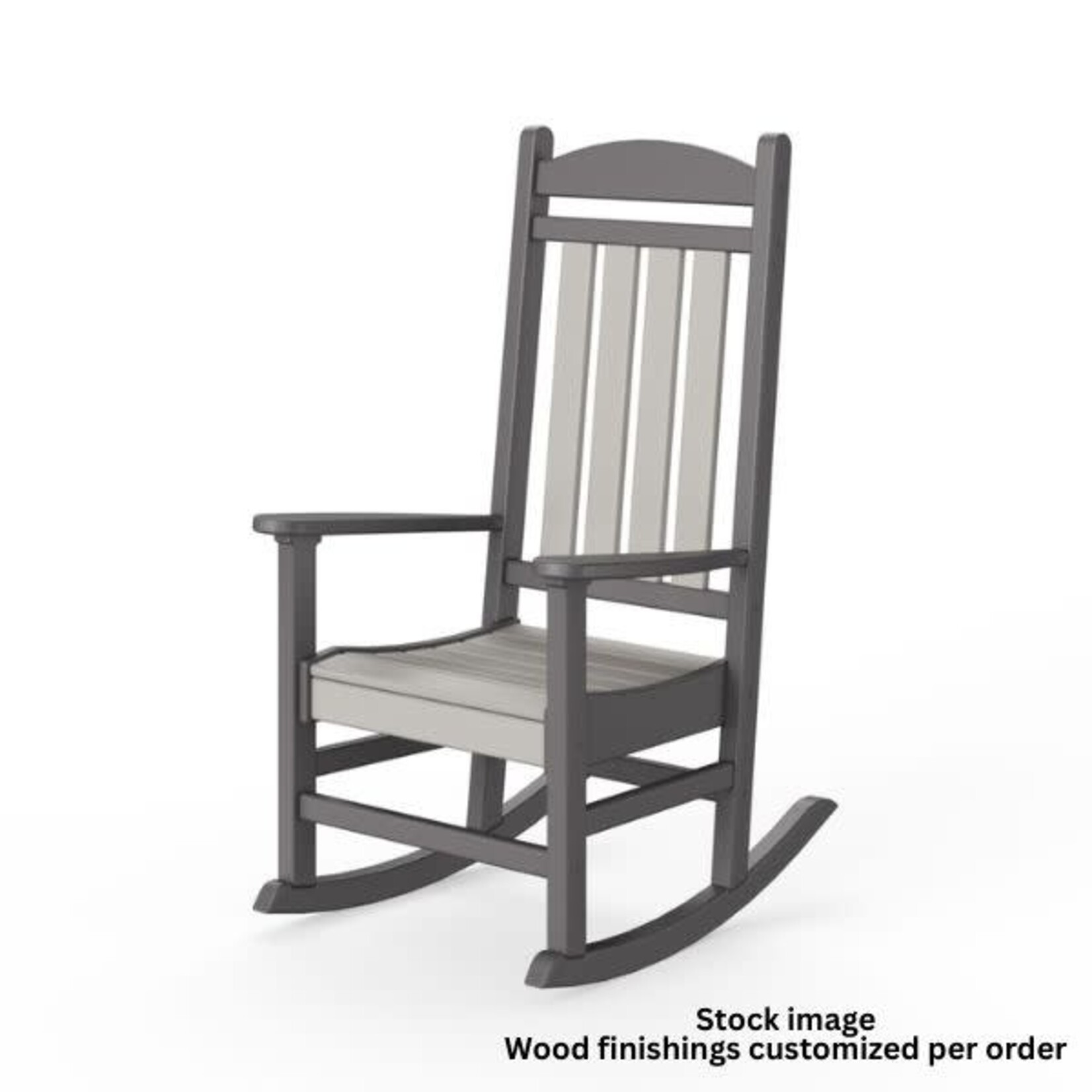 Artifex Porch Rocker, Seashell, 26 X 32 X 46