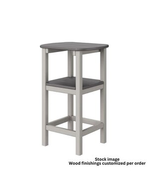 Artifex Oval Side Table, Seashell, 16 X 19 X 30, Furniture Available for Local Delivery or Pick Up