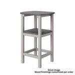 Artifex Oval Side Table, Black, 16 X 19 X 30