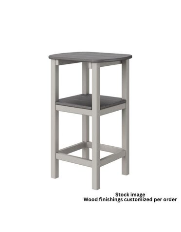 Artifex Oval Side Table, Black, 16 X 19 X 30, Furniture Available for Local Delivery or Pick Up