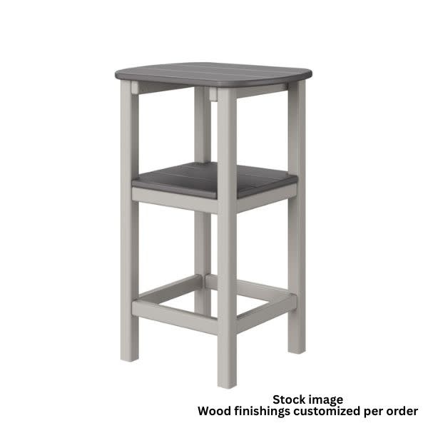 Artifex Oval Side Table, Black, 16 X 19 X 30, Furniture Available for Local Delivery or Pick Up