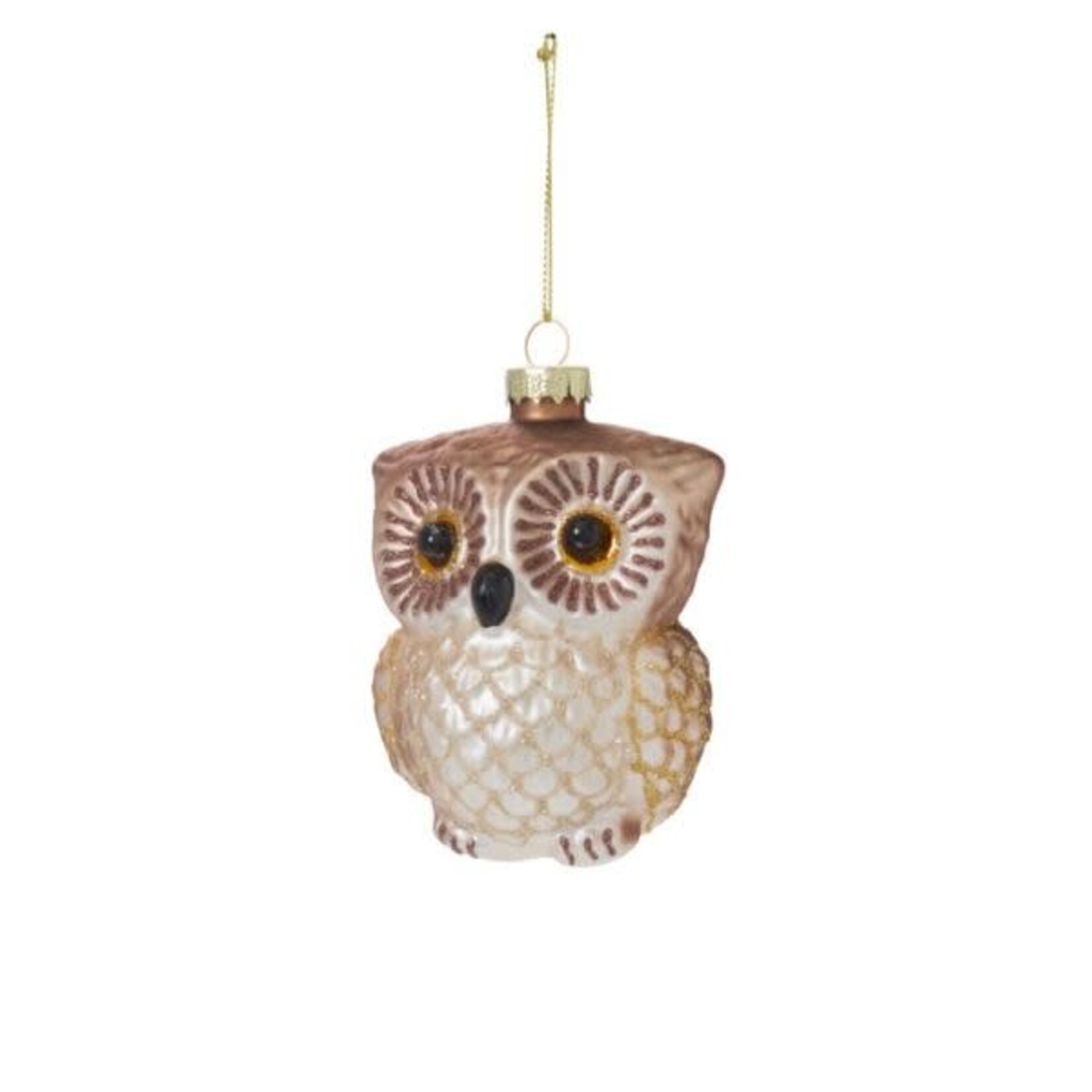 Tawny Owl Ornament, 3.25 X 2.5 X 3.5 in.