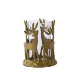 Deer Dance Votive, 6 X 7.75 in.