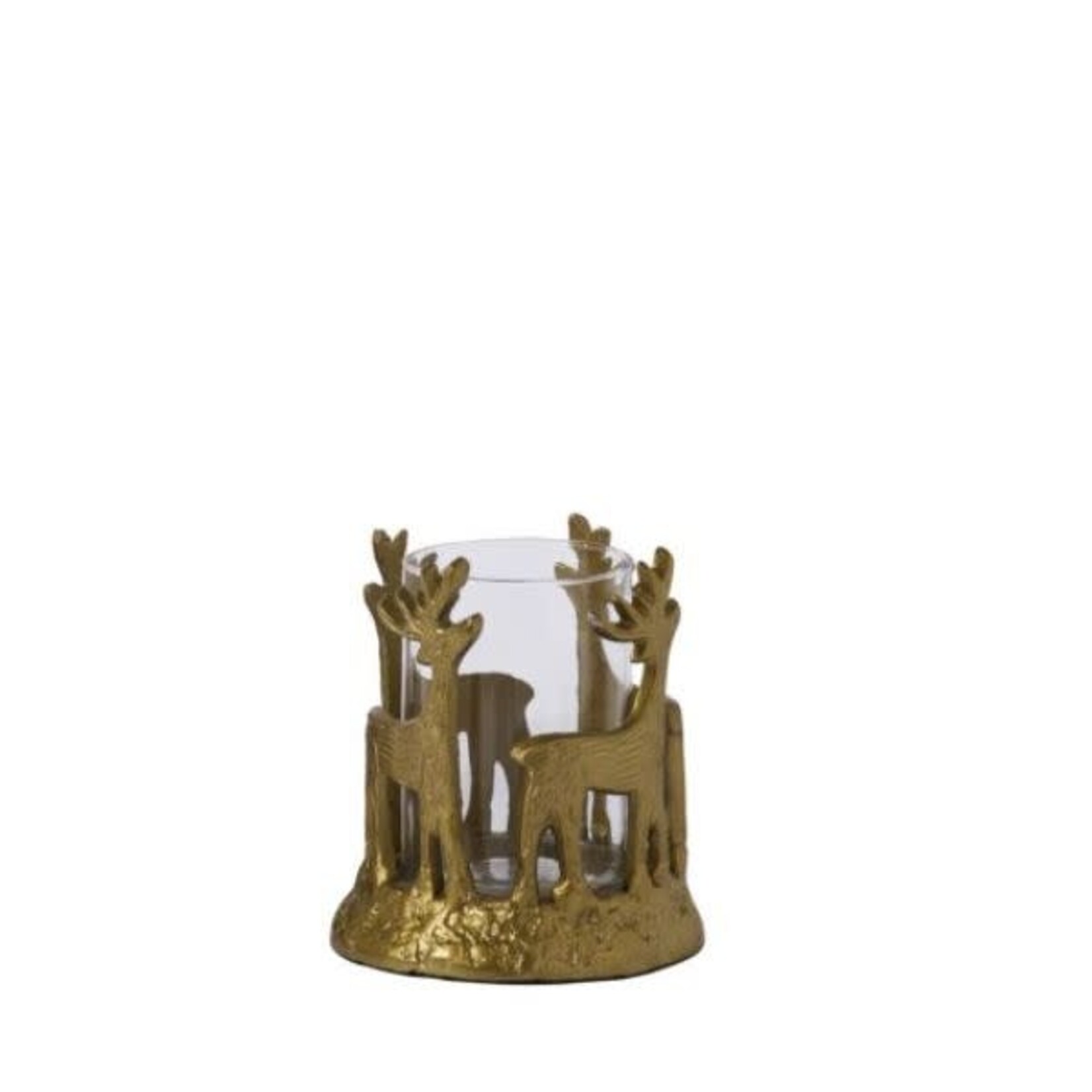 Deer Dance Votive, 4.5 X 4.75 in.