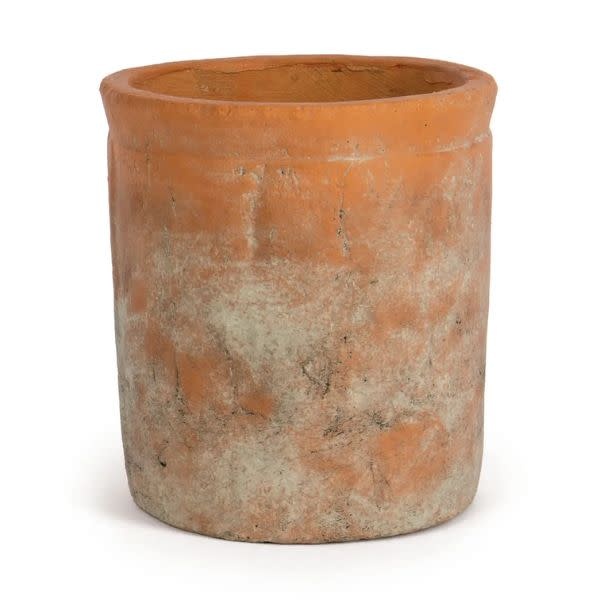 Willow Group Red Cement Cylinder Pot, 5.75 X 6 in.
