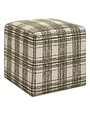 Joie Ottoman, Ireland Plaid, 18 X 18 X 18, Furniture Available for Local Delivery or Pick Up