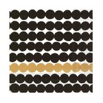 Paper Cocktail Napkin, 20 Ct, Marimekko Rasymatto Blk Gld