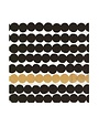 Paper Cocktail Napkin, 20 Ct, Marimekko Rasymatto Blk Gld