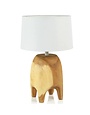 Samui Acacia Wood Table Lamp, 13" x21.75"  Available for local pick up