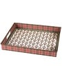 Primitives by Kathy Floral Block Print Tray, 12.3 x 15.8 x 2.5 in.