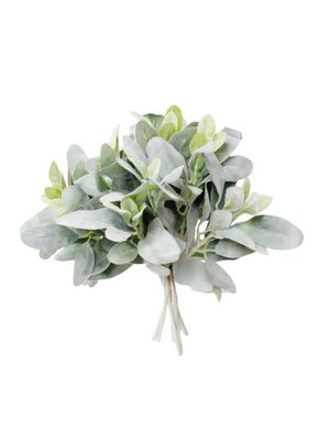 Flocked Lamb's Ear Bundle, 14 in.
