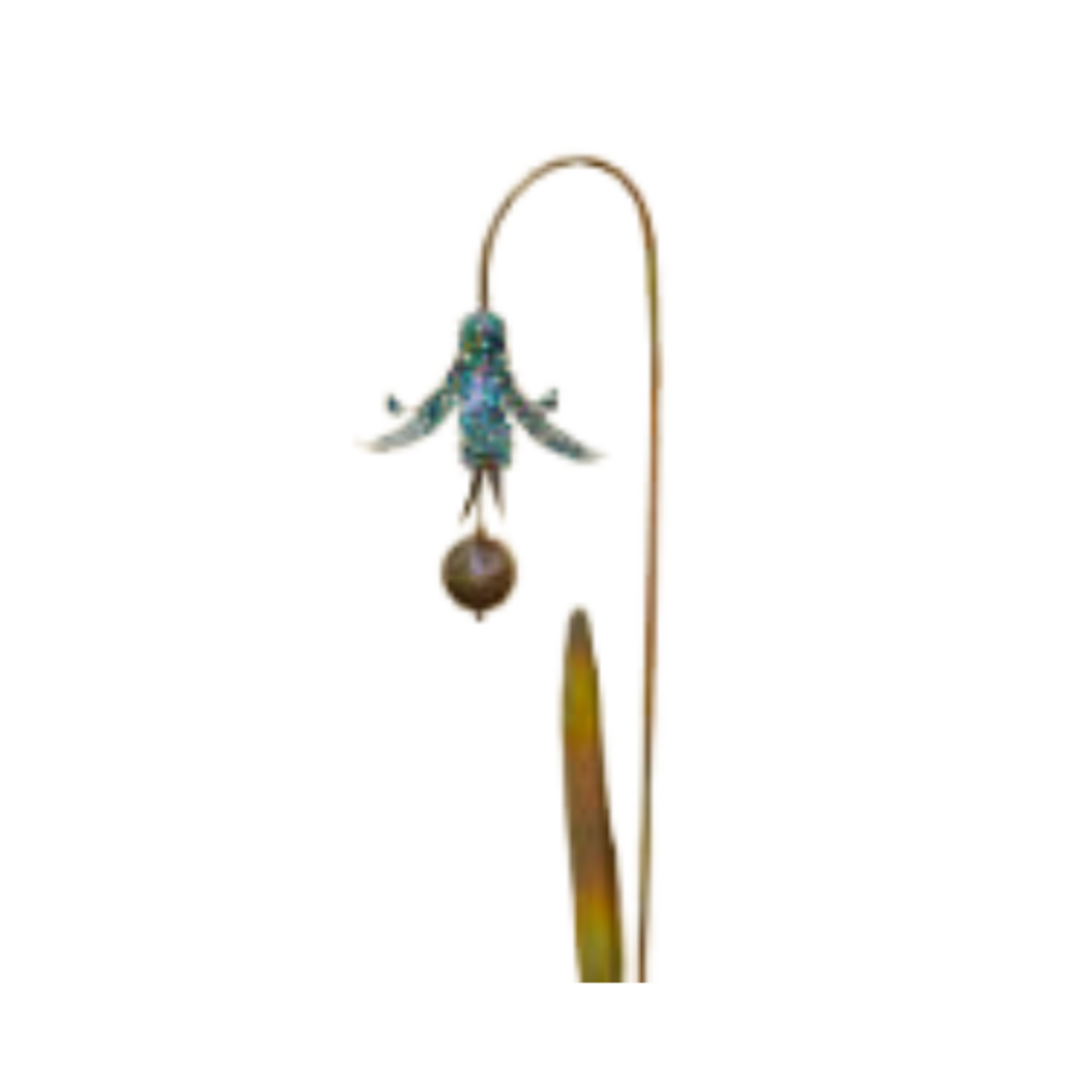 Ancient Graffiti Floral Bluebell Garden Stake, 30 in.