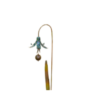 Ancient Graffiti Floral Bluebell Garden Stake, 30 in.