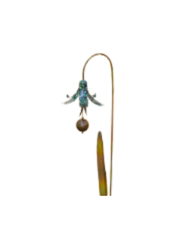 Ancient Graffiti Floral Bluebell Garden Stake, 30 in.