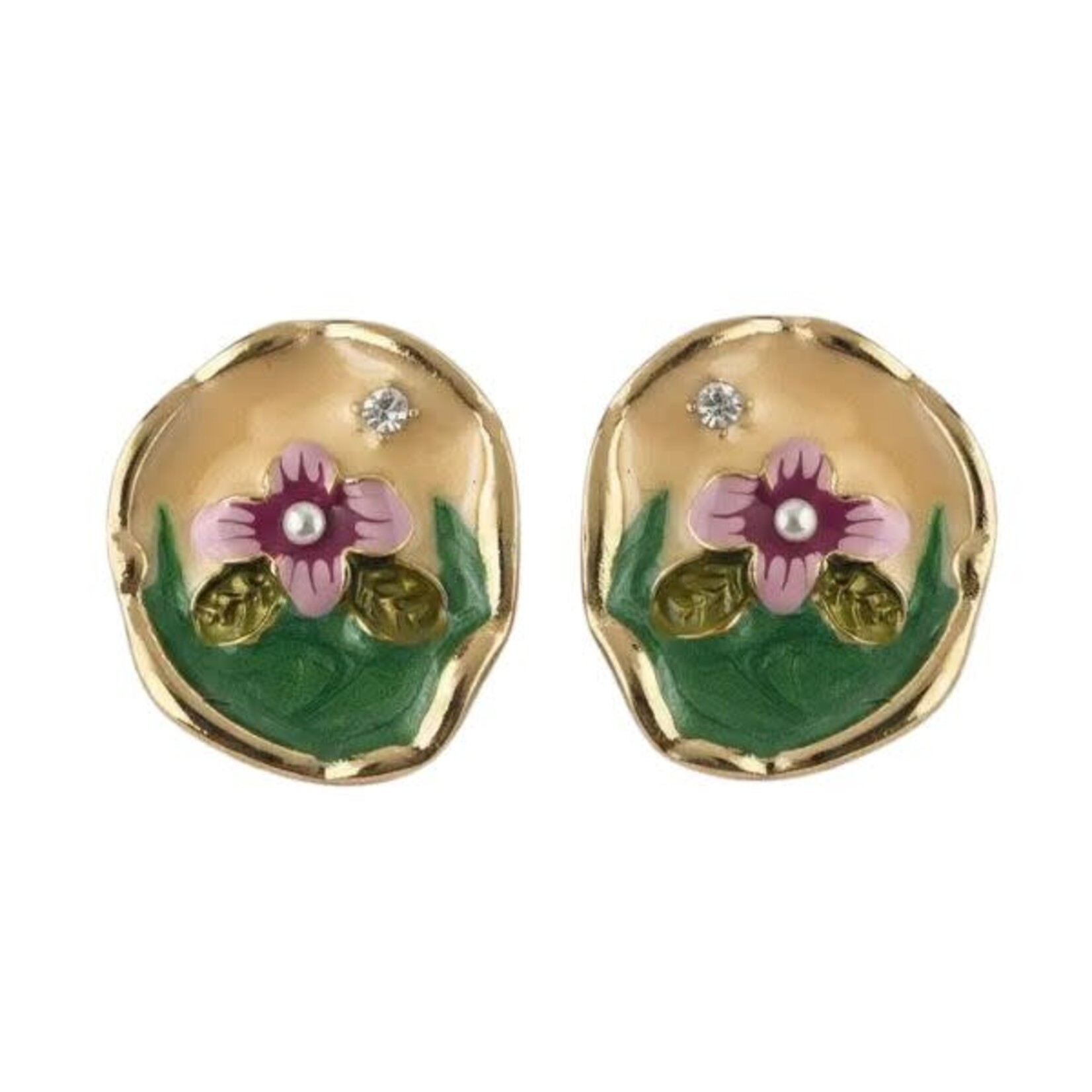 Ellemadera Vintage Floral Earrings
