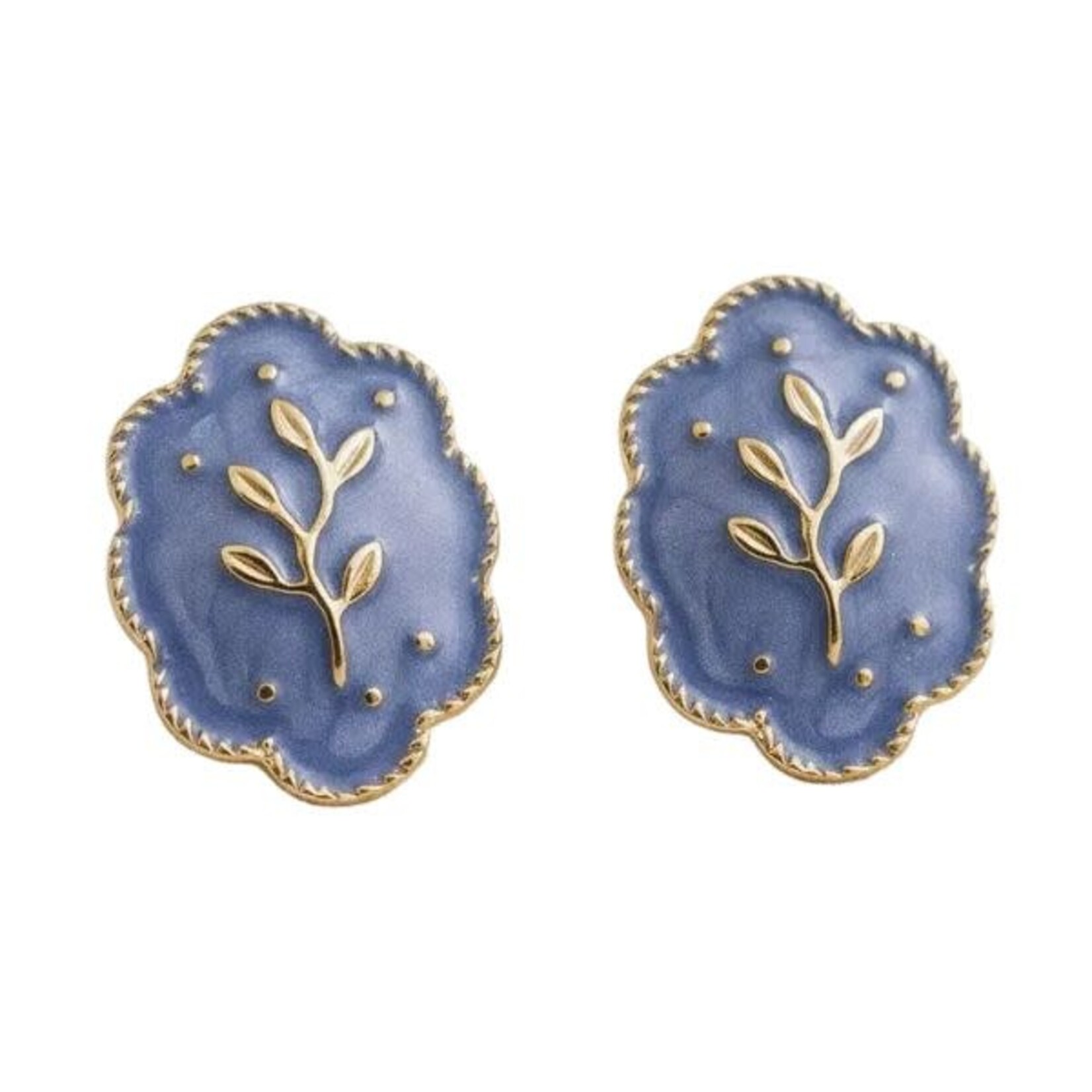 Ellemadera Floral Inspired Drop Earrings