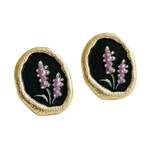 Ellemadera Lavender Drop Earrings