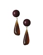 Ellemadera Bold Geometric Resin Drop Earrings