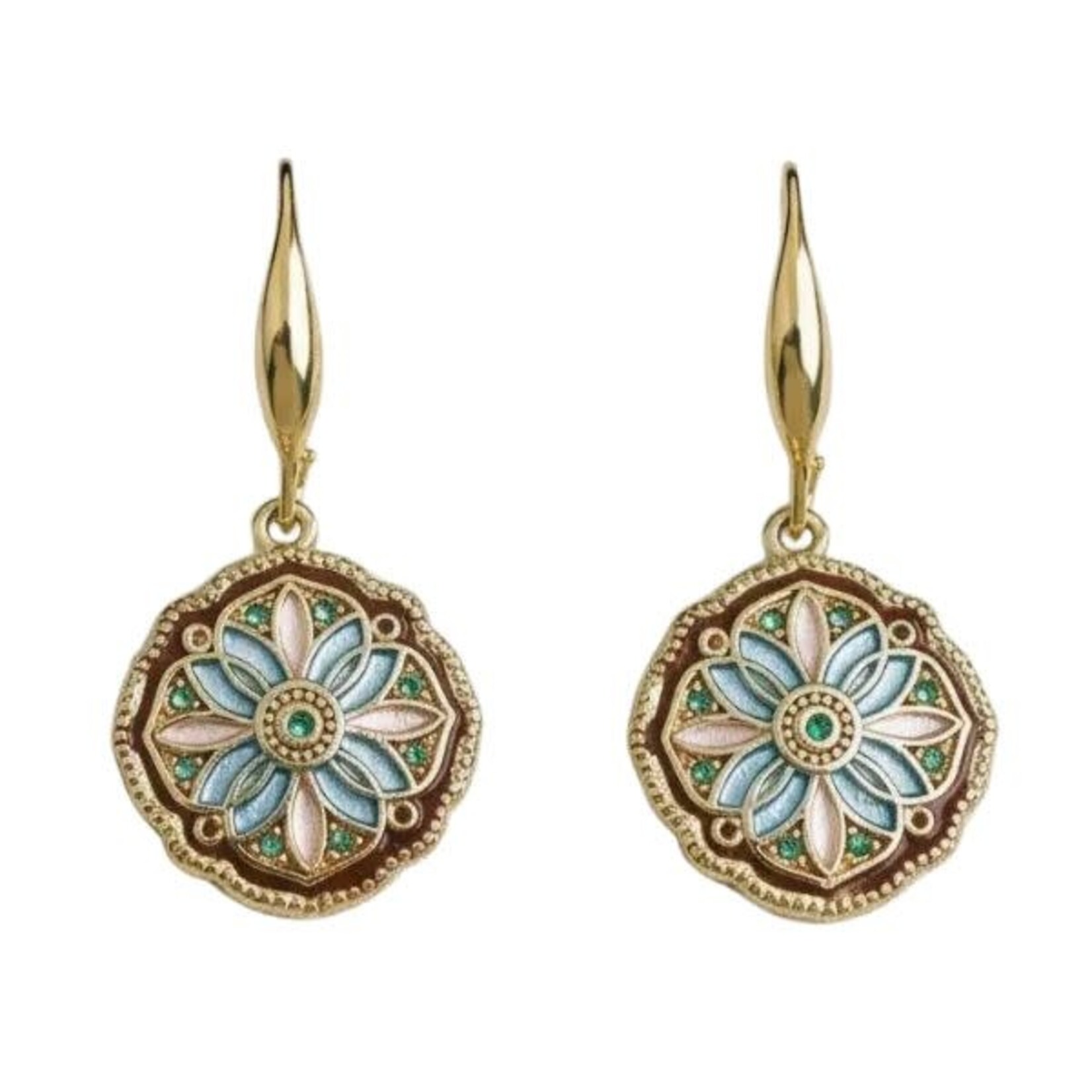 Ellemadera Enamel Drip Art Dangle Earrings, 2 in.