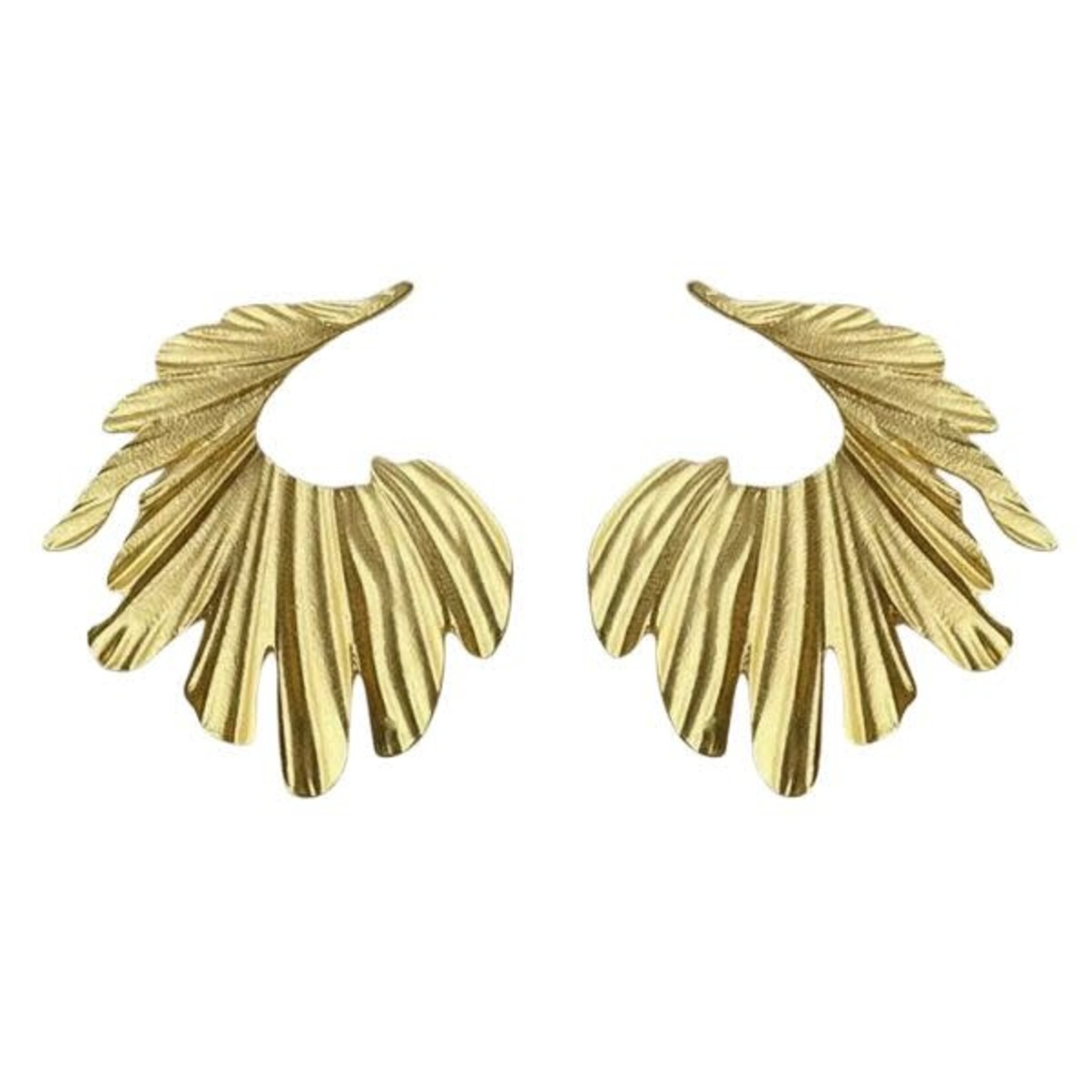 Ellemadera Vintage-Inspired Wing Drop Earrings, 3 X 2 in.