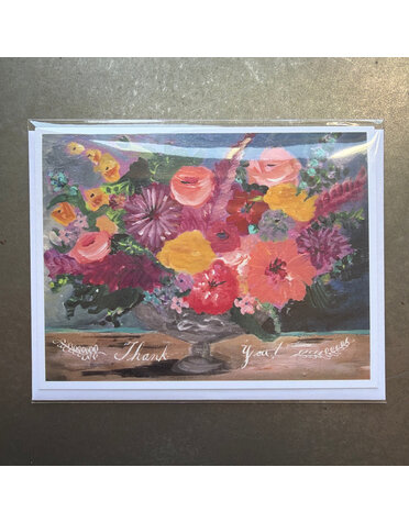 Carpe Diem Papers Thank You Floral Tureen Greeting Card