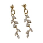 Ellemadera Long Tassel Leaf Drop Earrings, 3 in.