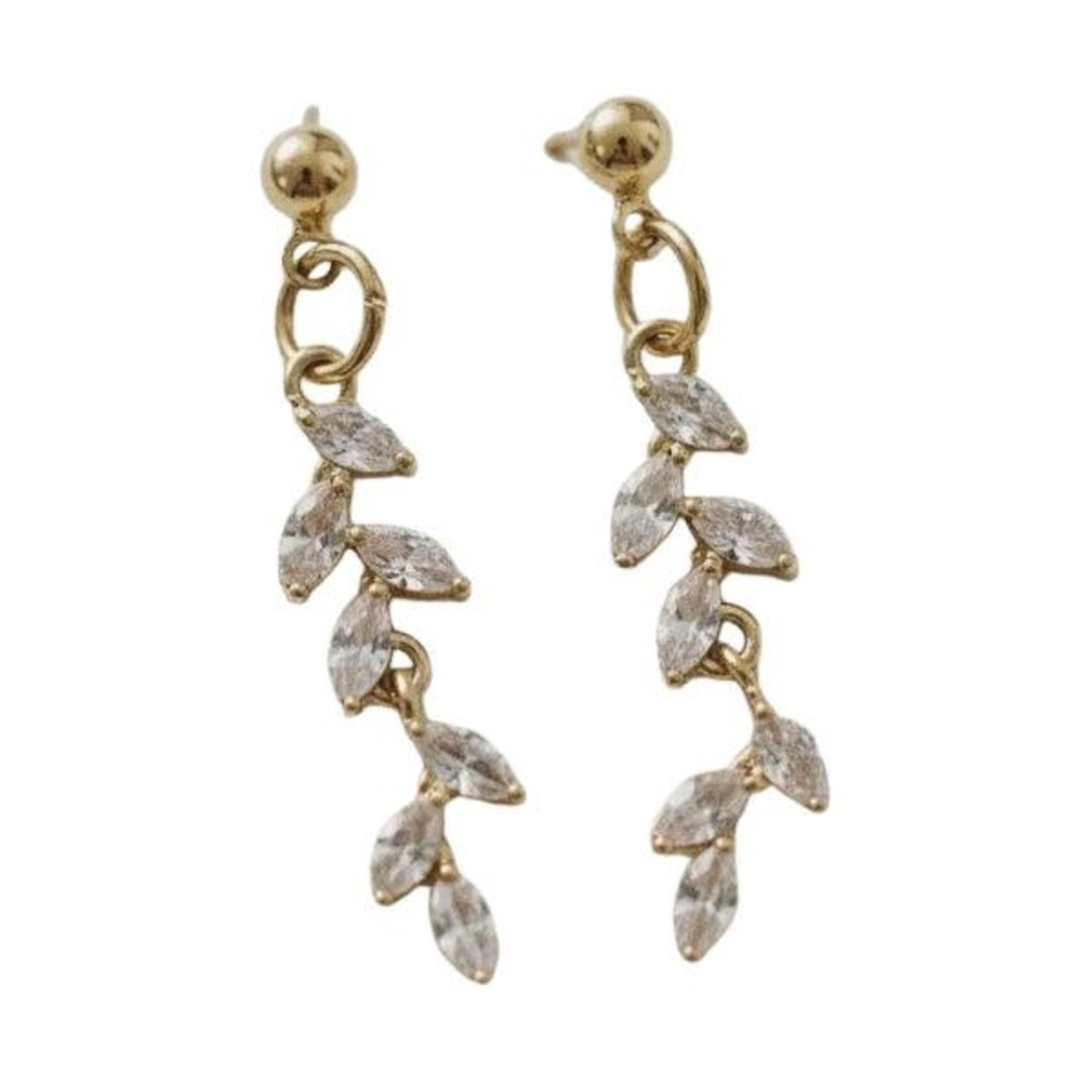 Ellemadera Long Tassel Leaf Drop Earrings, 3 in.