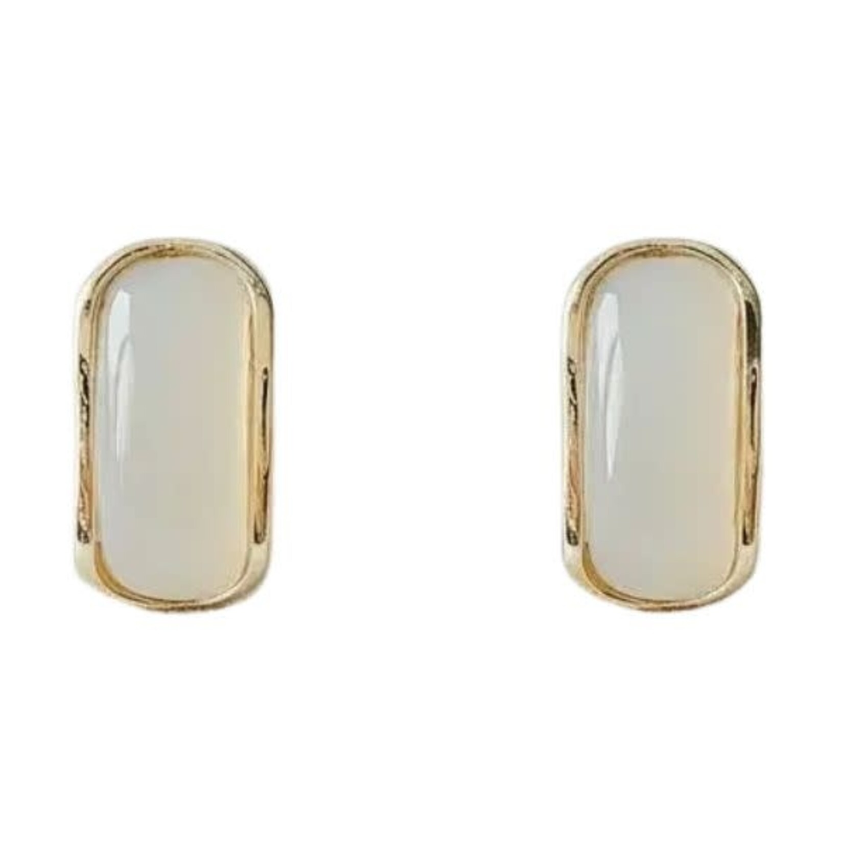 Ellemadera Cat Eye Stud Earrings
